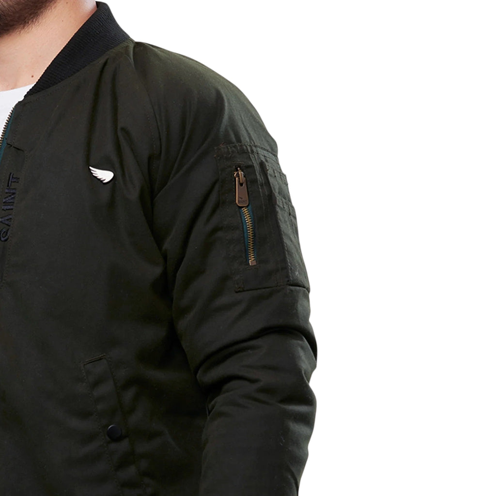 SA1NT Armoured Bomber Jacket - Olive