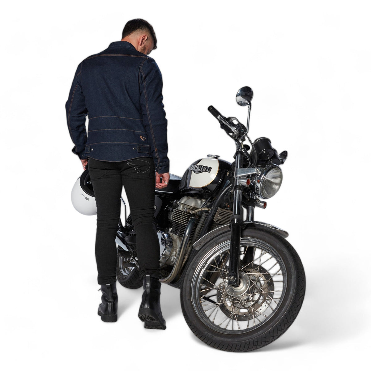 SA1NT  Engineered Classic Jacket | Blue — vista 5
