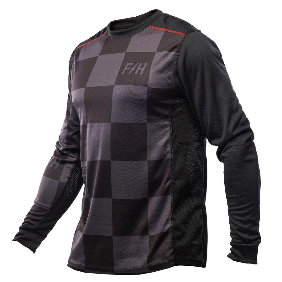 Sanguaro Gibson Jersey - Black/Charcoal | FASTHOUSE — vista 1