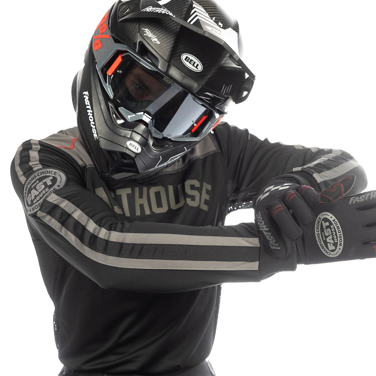 Fasthouse Sanguaro Petrol LS Jersey – Black