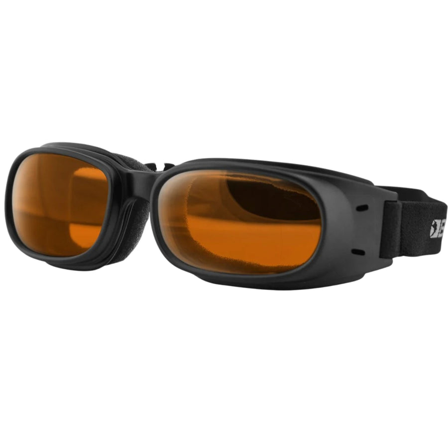 BOBSTER Goggles Piston Matte Black Amber Lens