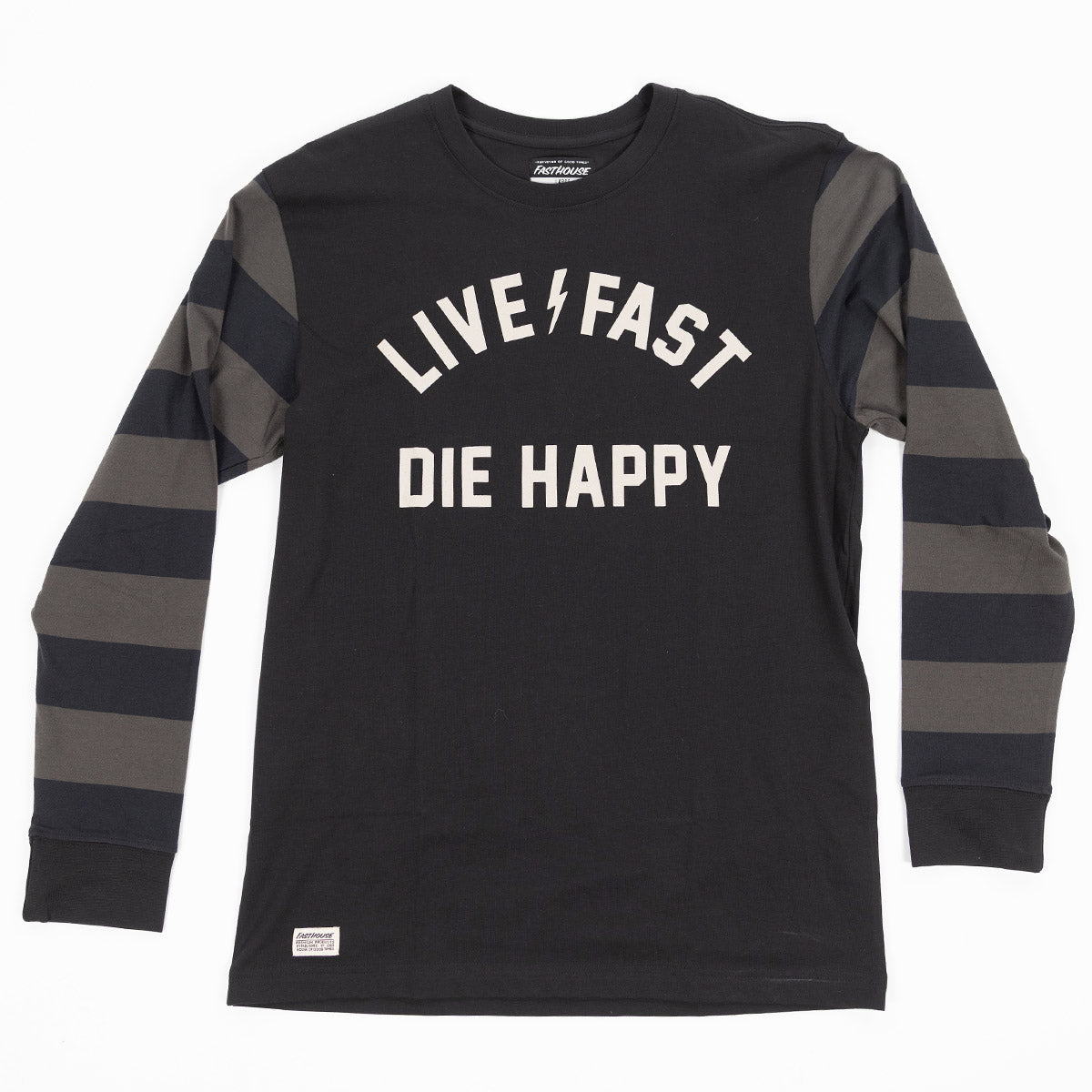 Fasthouse Sherwin Yarn Dye LS Tee – Black