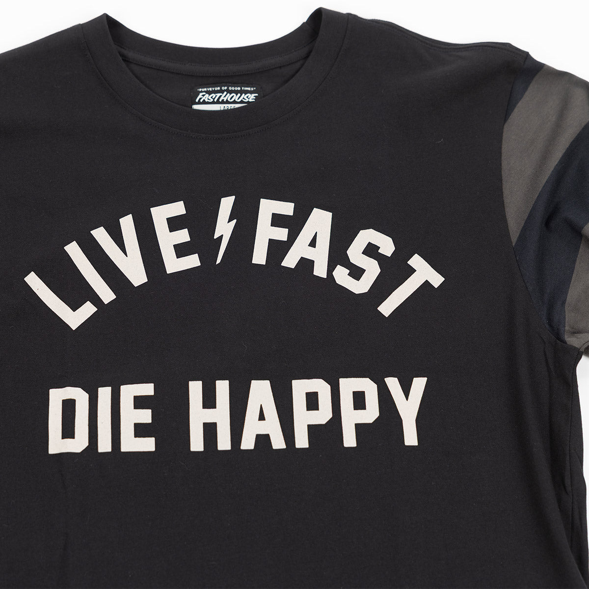 Fasthouse Sherwin Yarn Dye LS Tee – Black