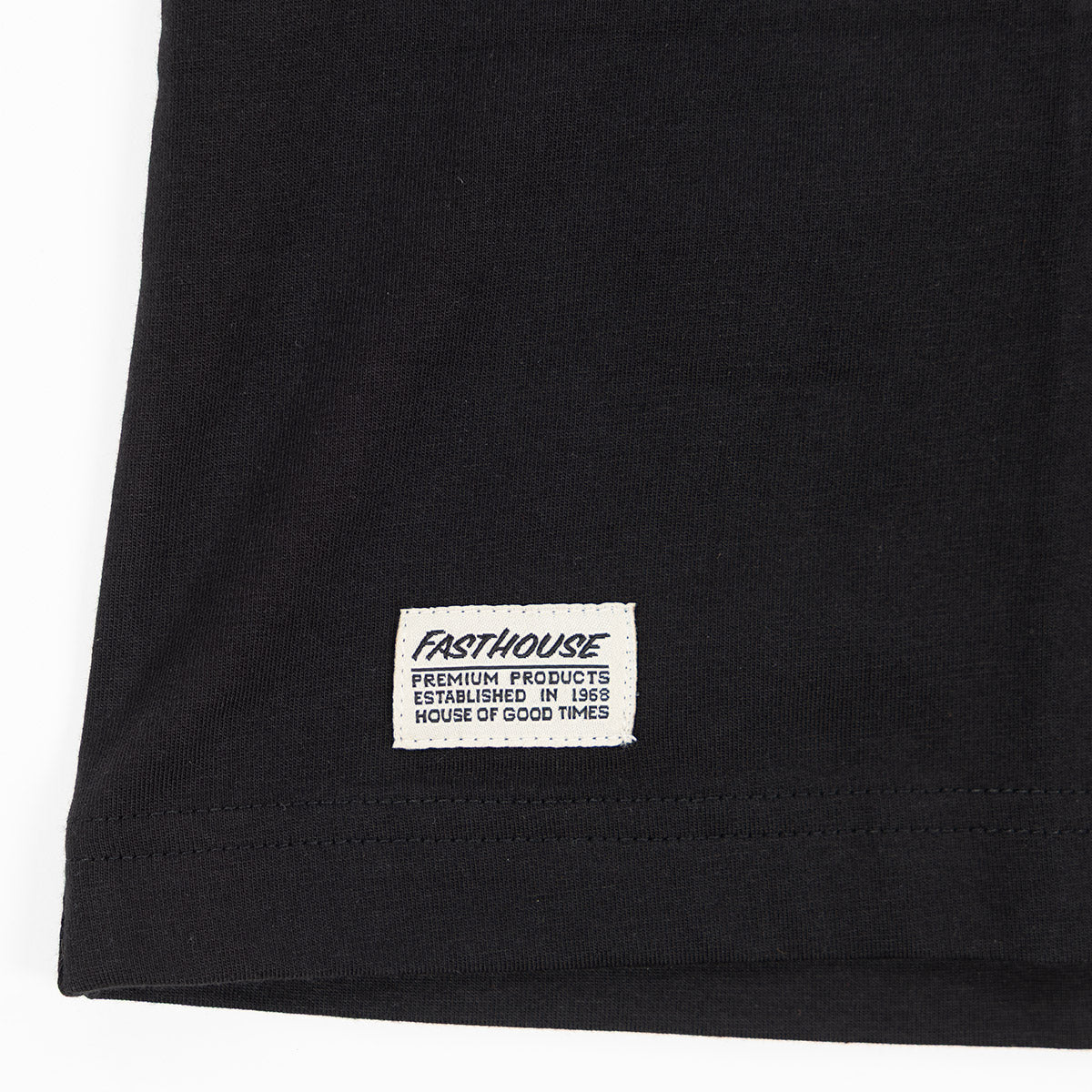Fasthouse Sherwin Yarn Dye LS Tee – Black
