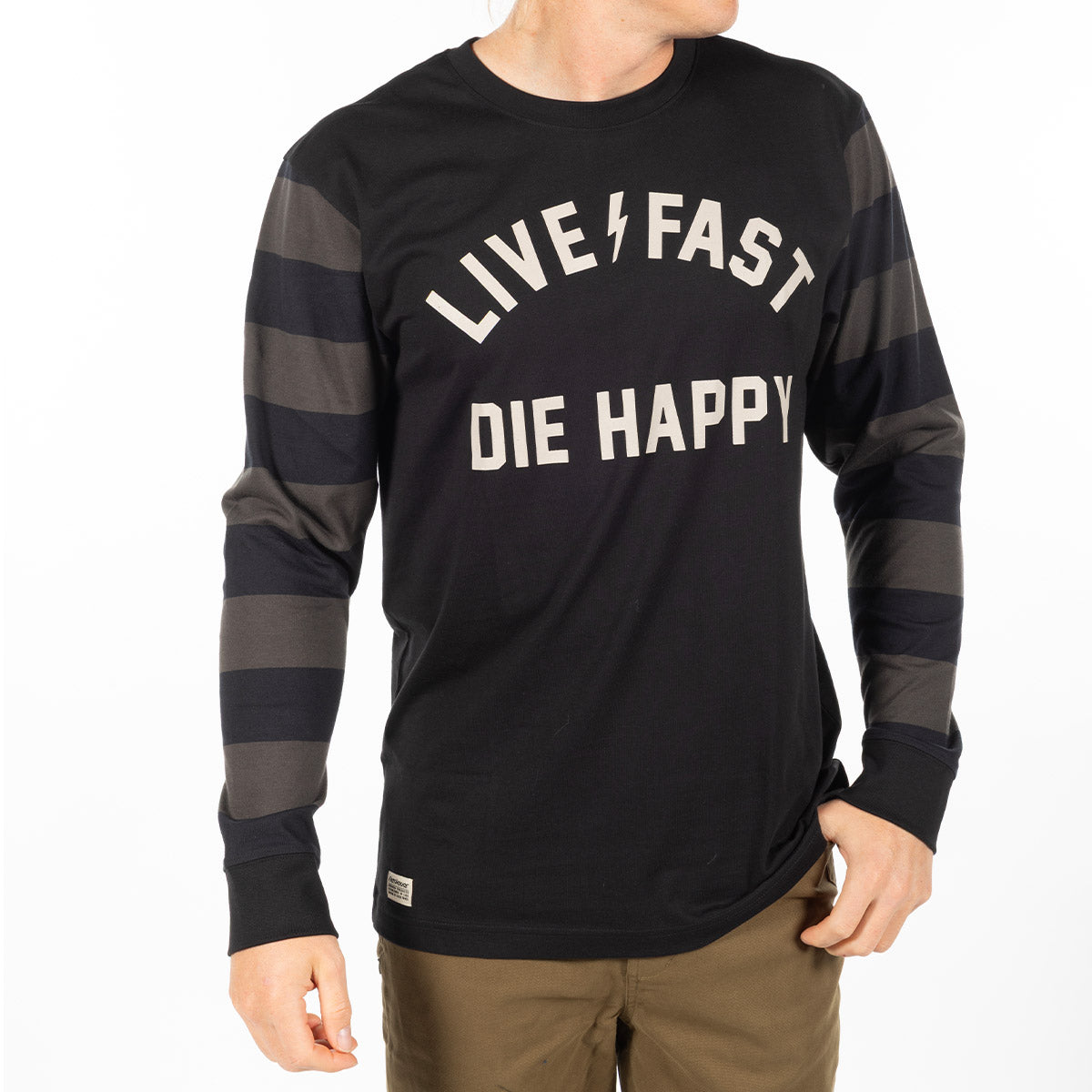 Fasthouse Sherwin Yarn Dye LS Tee – Black