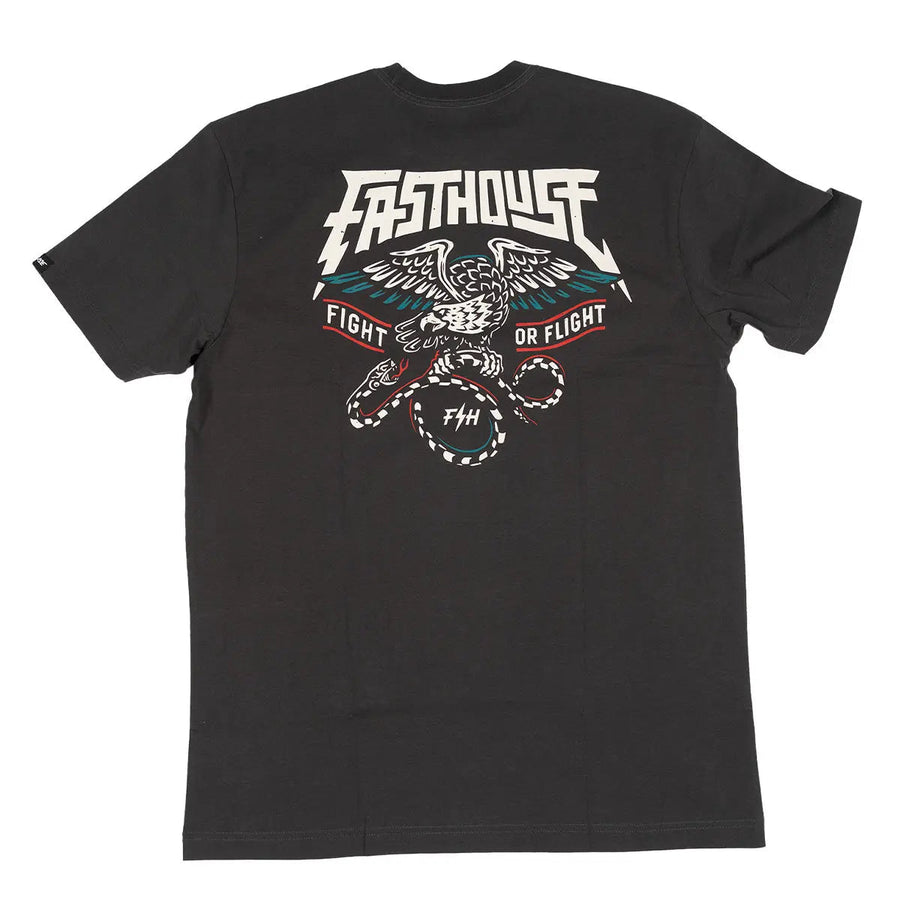 Fasthouse Soar Tee Graphite Black — vista 1
