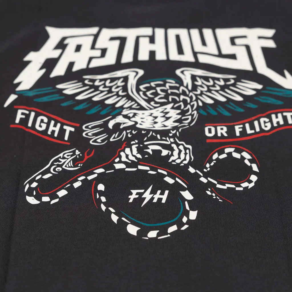 Fasthouse Soar Tee Graphite Black