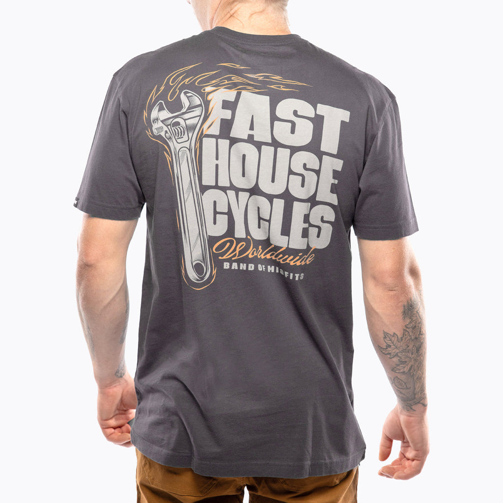 Spanner Tee - Graphite Black | FASTHOUSE