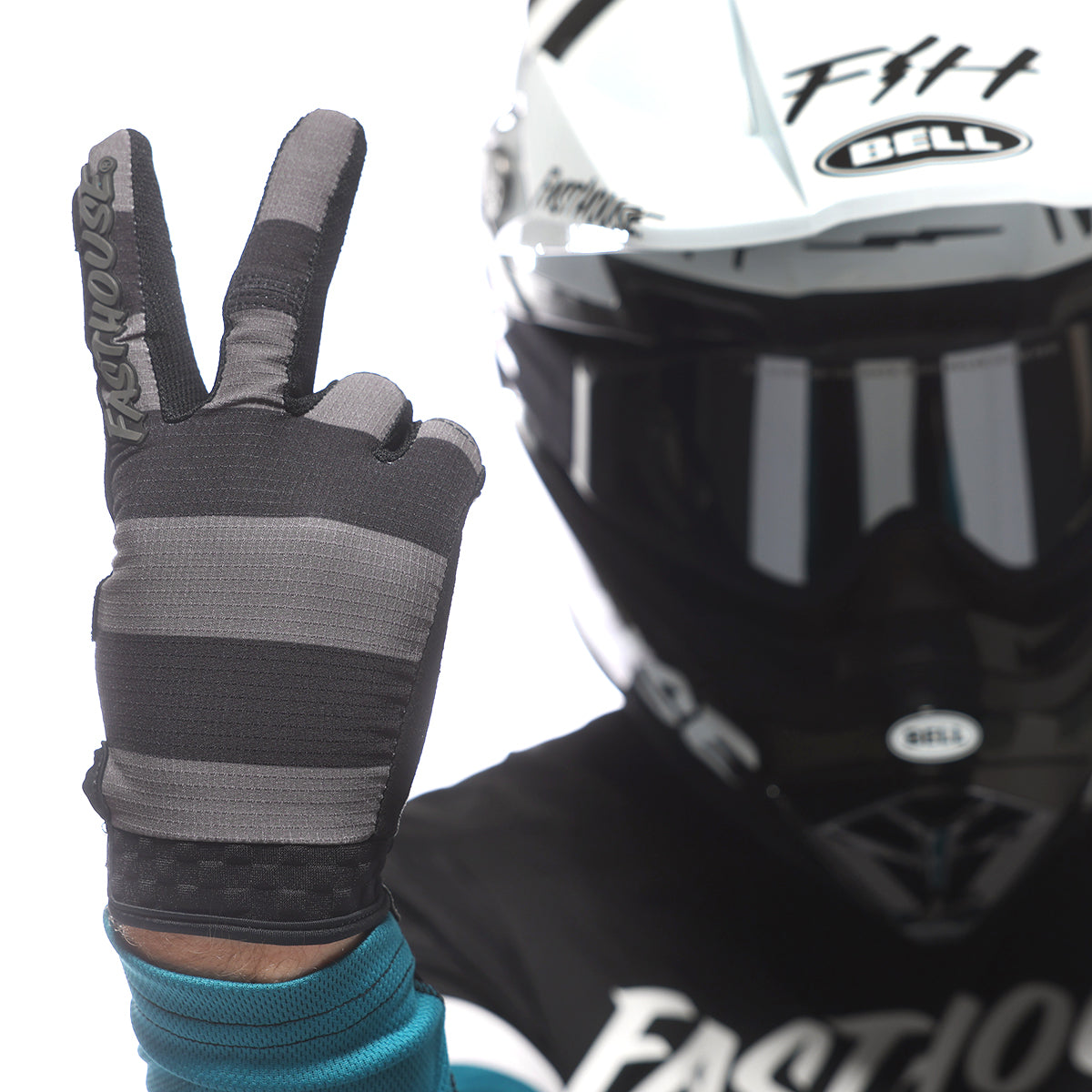 FASTHOUSE Speed Style Akin Glove - Black/Gray — vista 5