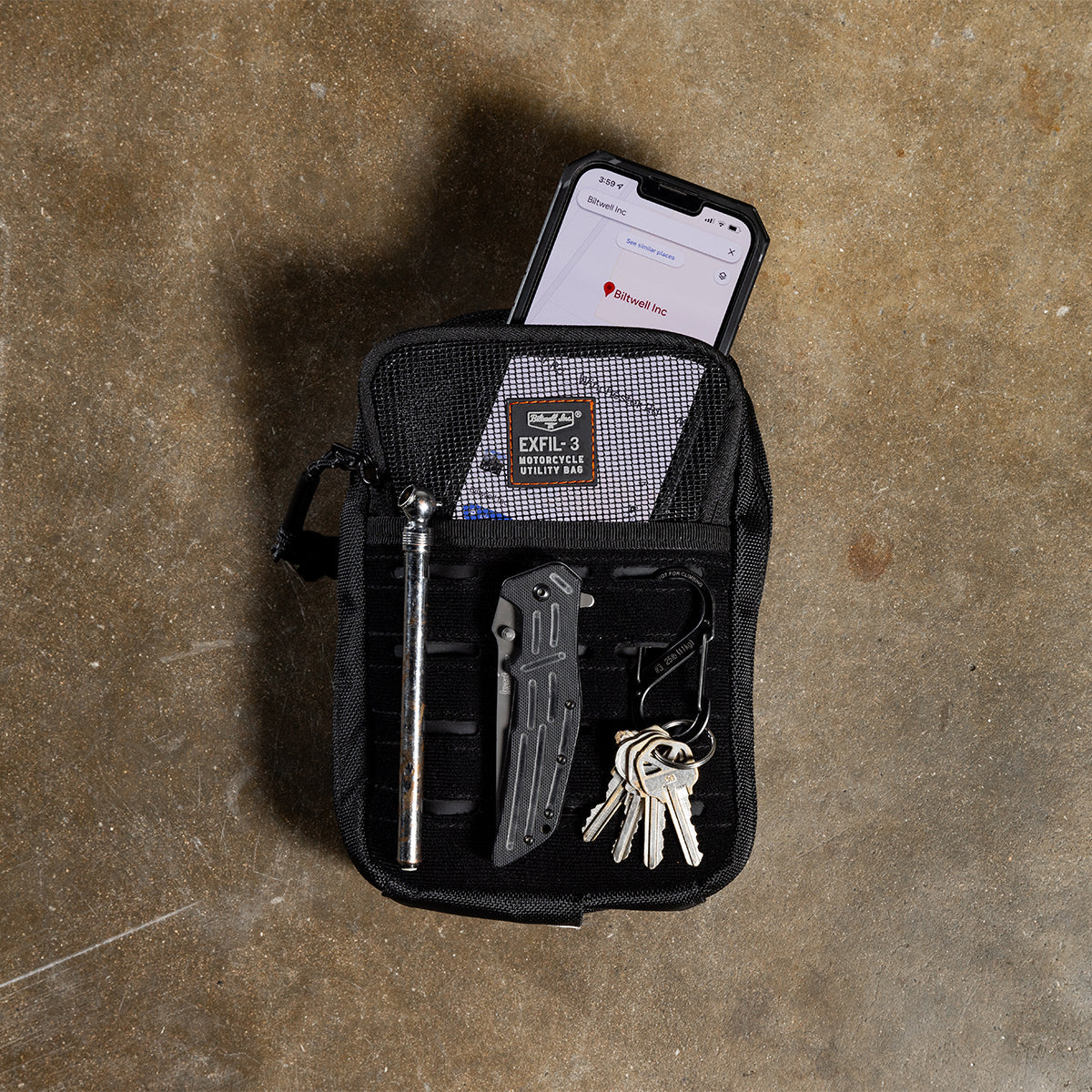 Biltwell EXFIL-3 2.0 Bag – Black