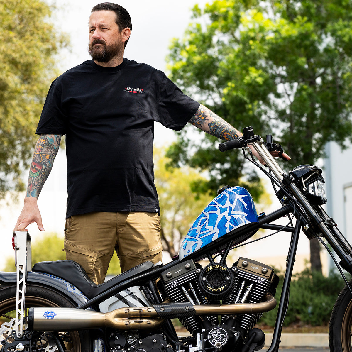 Biltwell Lane Splitter T-Shirt de BILTWELL INC. — vista 3