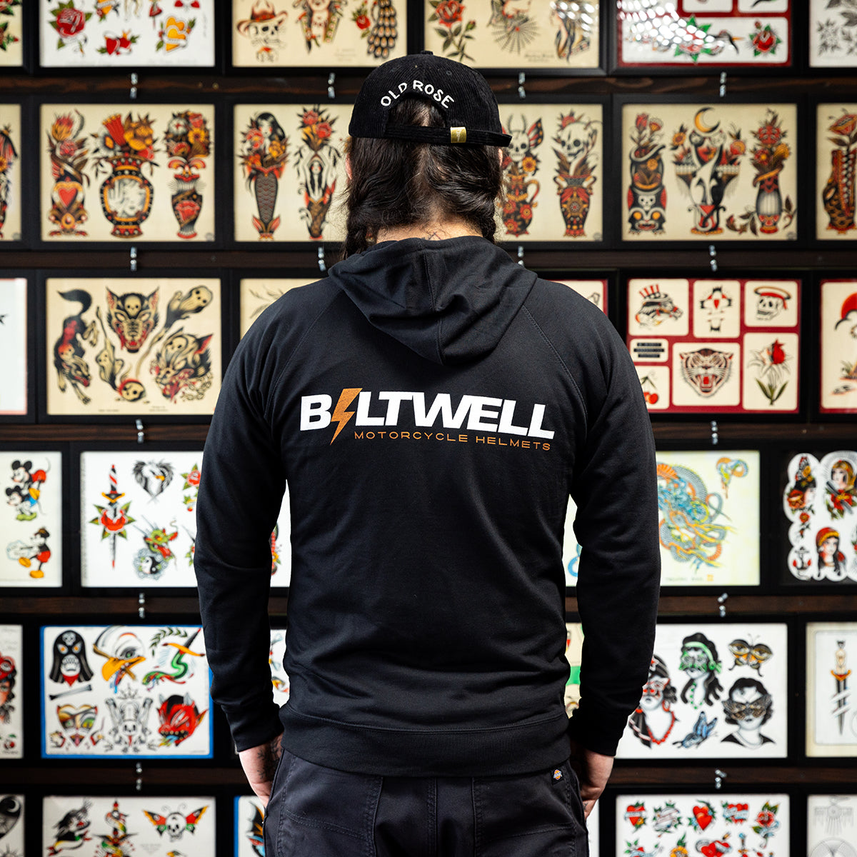 Biltwell Bolts Zip Hoodie de BILTWELL INC. — vista 3