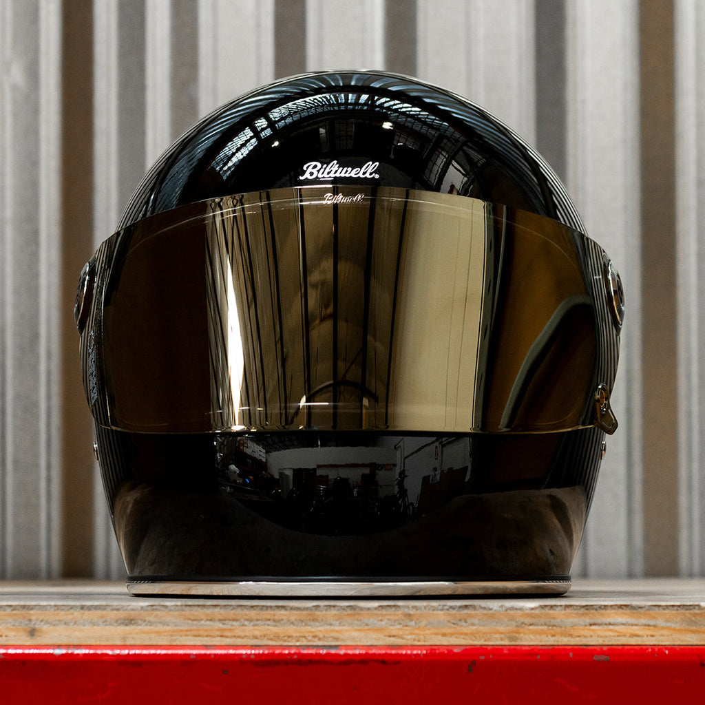 Biltwell Gringo S / SV ECE 22.06 Shield - Gold Mirror