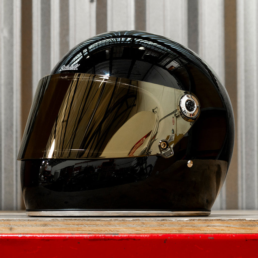 Biltwell Gringo S / SV ECE 22.06 Shield - Gold Mirror