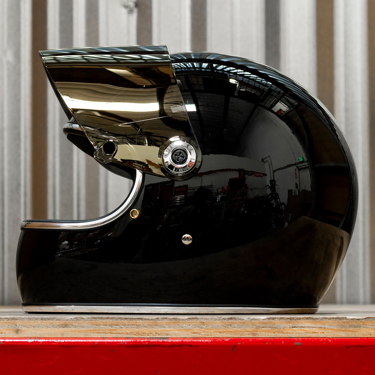 Biltwell Gringo S / SV ECE 22.06 Shield - Gold Mirror de BILTWELL INC. — vista 4