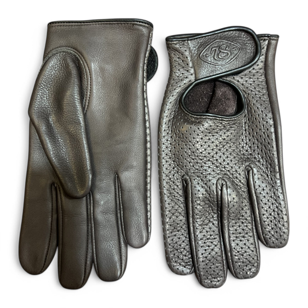 Seventy Eight Superlusso Driving Gloves - ESPRESSO WAXED de Seventy Eight Motor Co. — vista 1