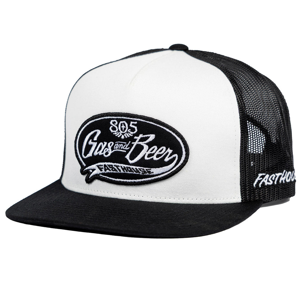 Fasthouse 805 Taproom Trucker Hat – White / Black
