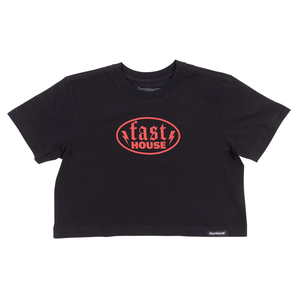 Fasthouse Strut Women's Crop Tee – Black