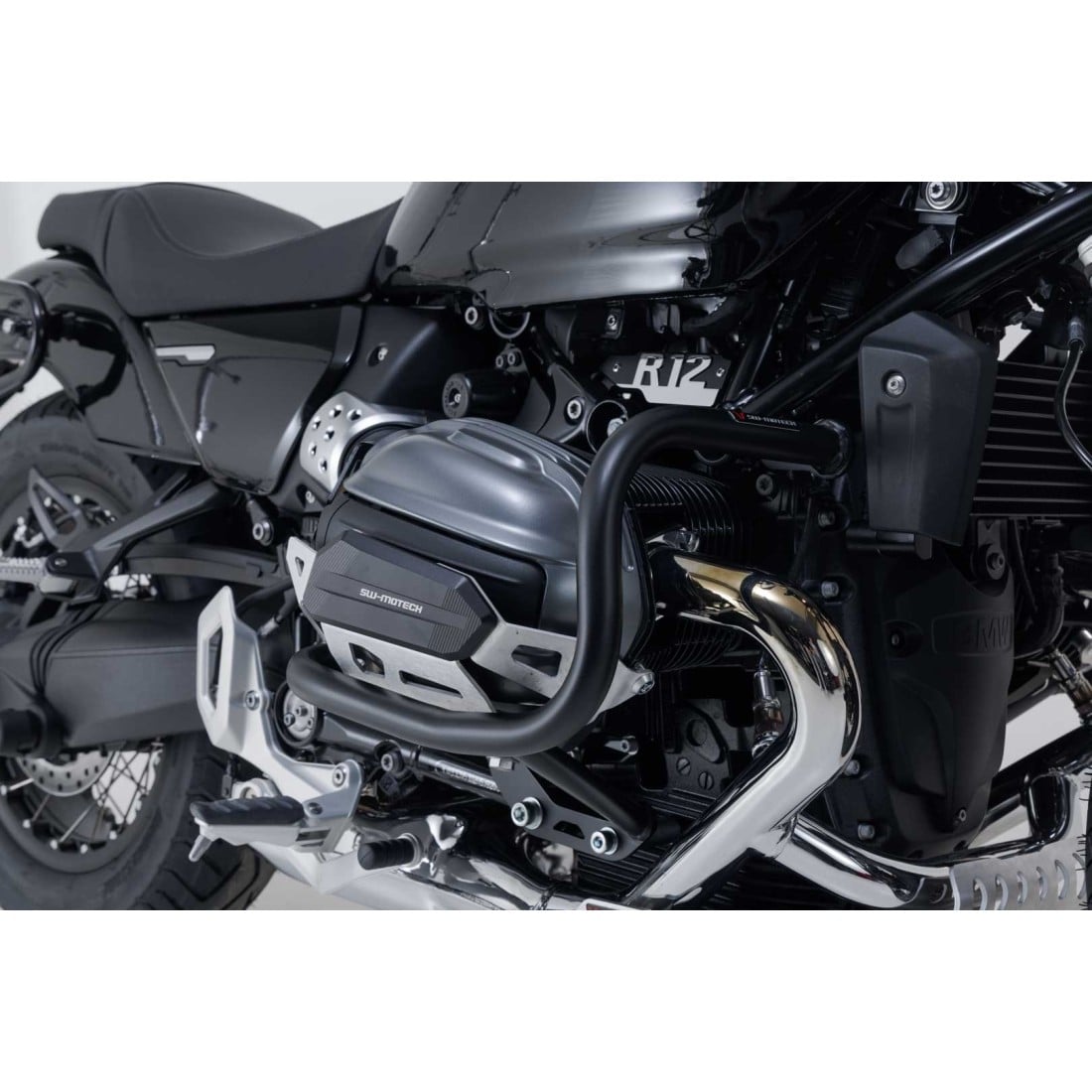 SW Motech Protecciones Laterales de motor. Negro. BMW R12 / G/S, R12 NineT — vista 1