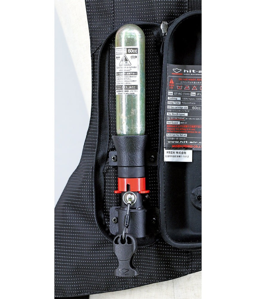 Hit-Air YC Airbag Vest Reflex Black