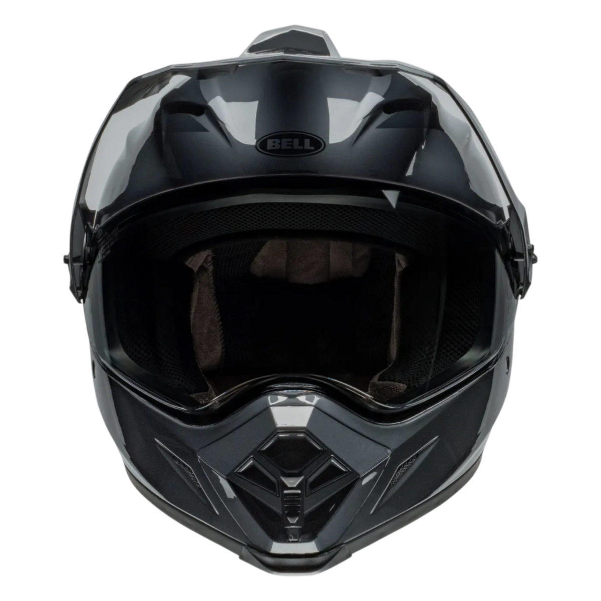 BELL MX-9 ADV MIPS Alpine Gloss Charcoal/Silver — vista 4