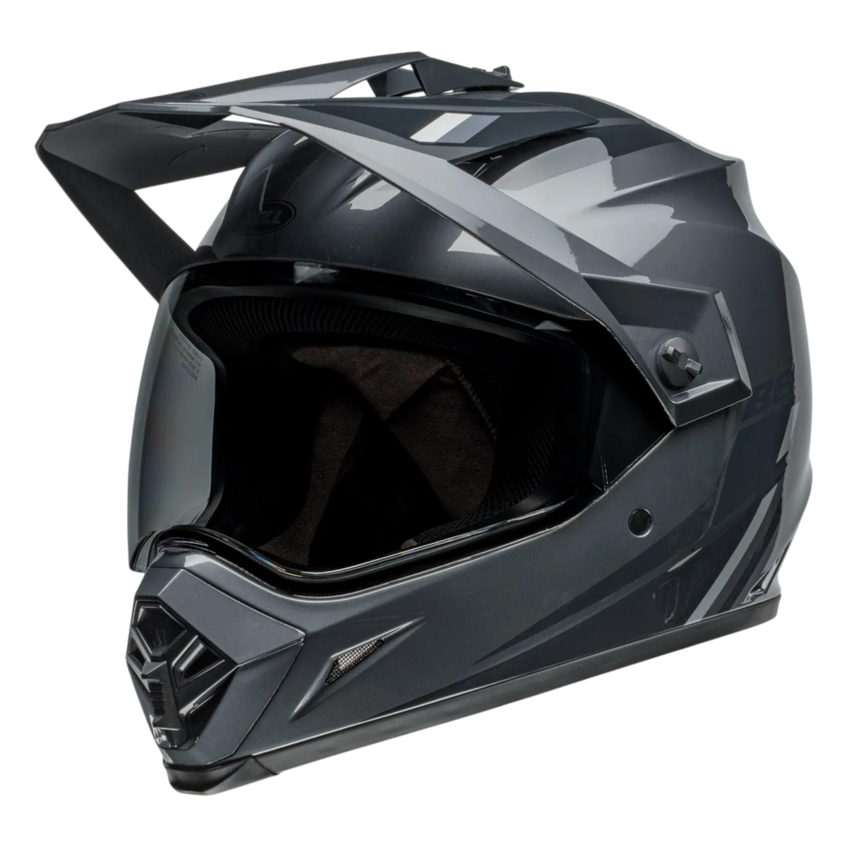 BELL MX-9 ADV MIPS Alpine Gloss Charcoal/Silver — vista 5