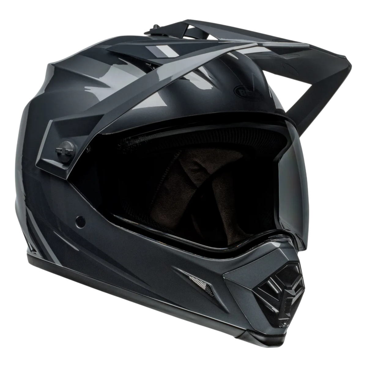 BELL MX-9 ADV MIPS Alpine Gloss Charcoal/Silver — vista 3