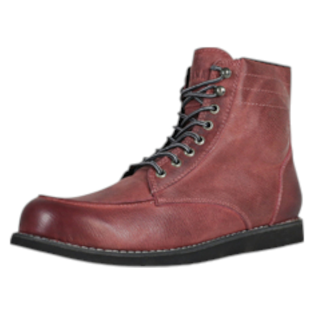 Atacama Botas para Motociclista Block Guinda