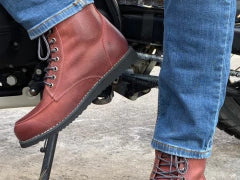 Atacama Botas para Motociclista Block Guinda