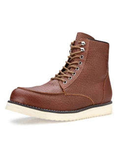 Atacama Botas para Motociclista Bull Piel Café