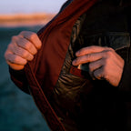 Holyfreedom Burgundy Bomber Jacket