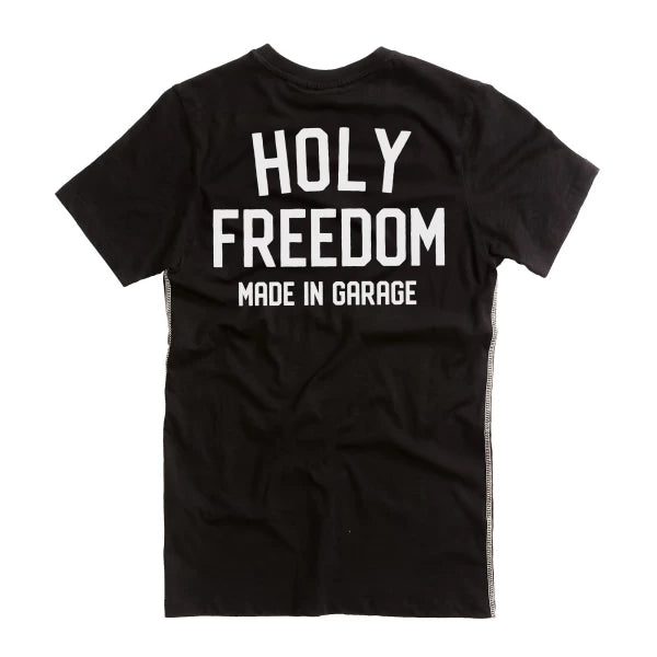 Holyfreedom Crew Black T-Shirt — vista 1