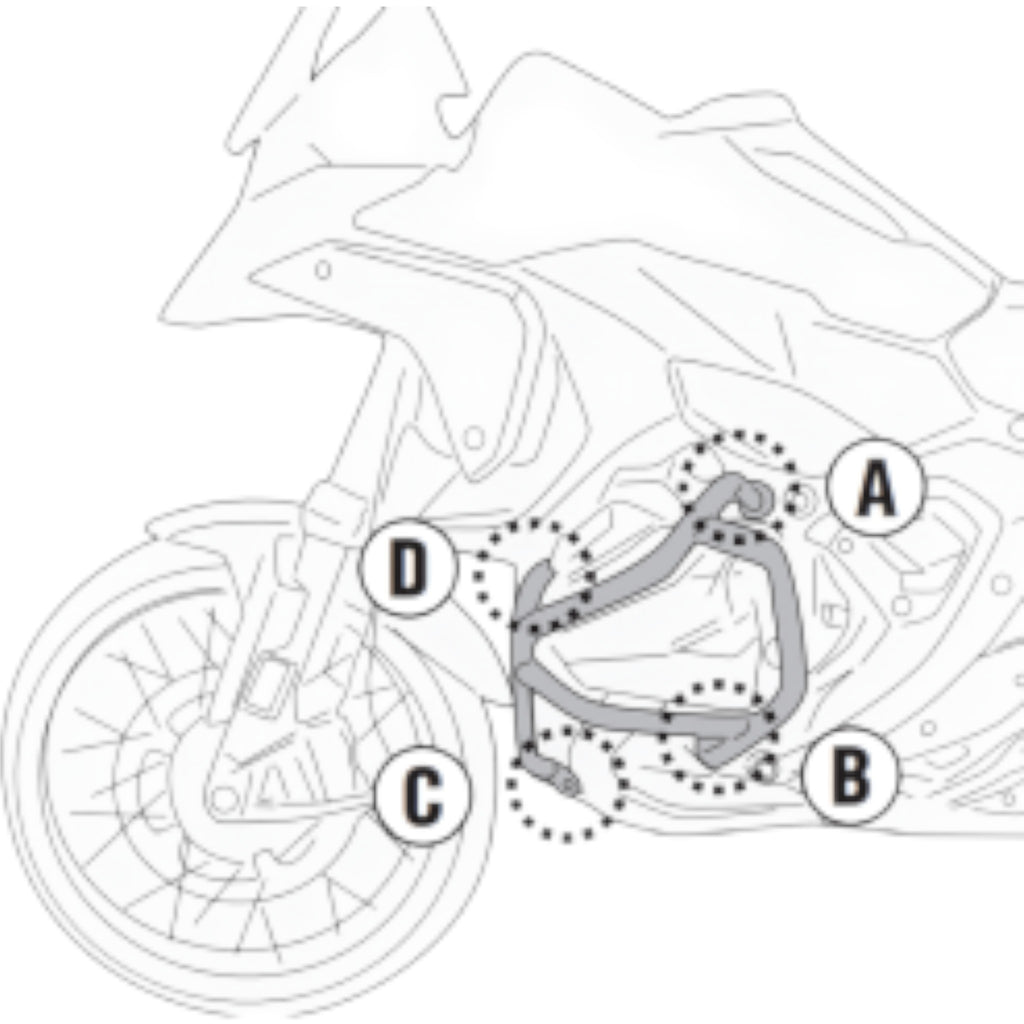 GIVI Defensas de Motor TN5143 BMW R1300GS 2024 -
