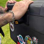 Pulsera Eslabón 9 – Plata .925 | 9 Negro