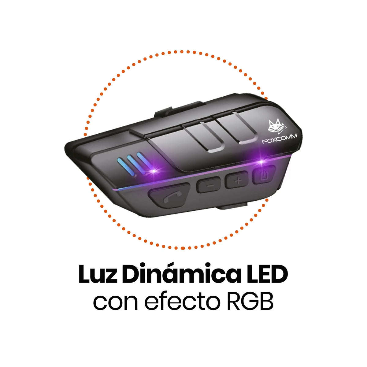 FOX LX4 – Manos Libres Bluetooth para Casco de FOXCOMM — vista 4
