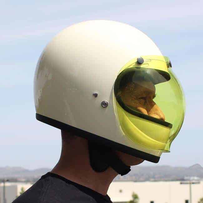 BUBBLE SHIELD ANTI-FOG YELLOW
