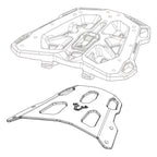 Portaequipaje STREET-RACK Negro. BMW F 900 GS (23-)