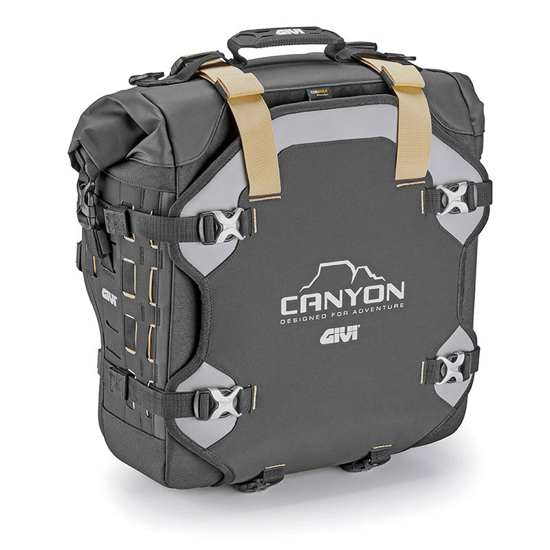 GIVI GRT727 Canyon – Alforjas Laterales Impermeables para Moto Trail 35L