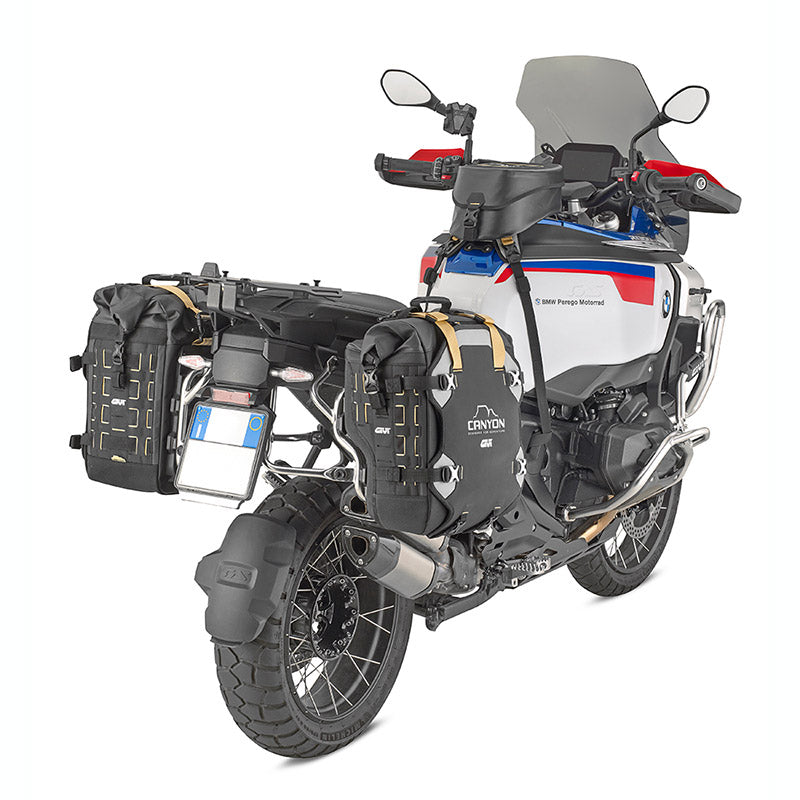 GIVI GRT727 Canyon – Alforjas Laterales Impermeables para Moto Trail 35L