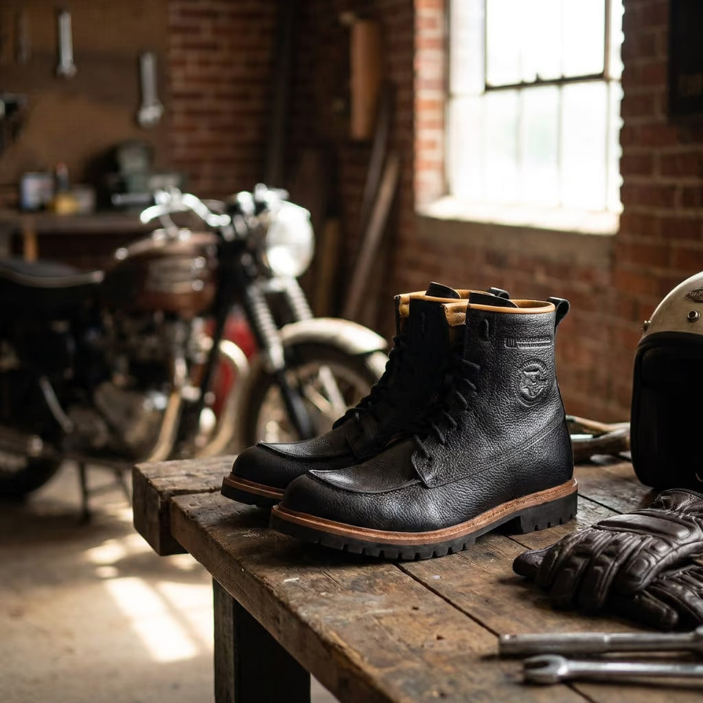 MG Bota para Moto - Machine Garage / Umberto Luce - Black