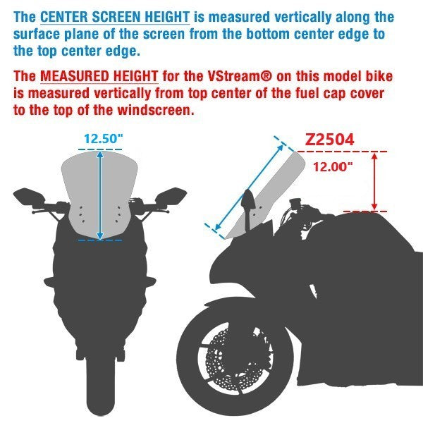 Parabrisas VStream® Z2505 para BMW F900GS 95% Tint de ZTechnik — vista 2