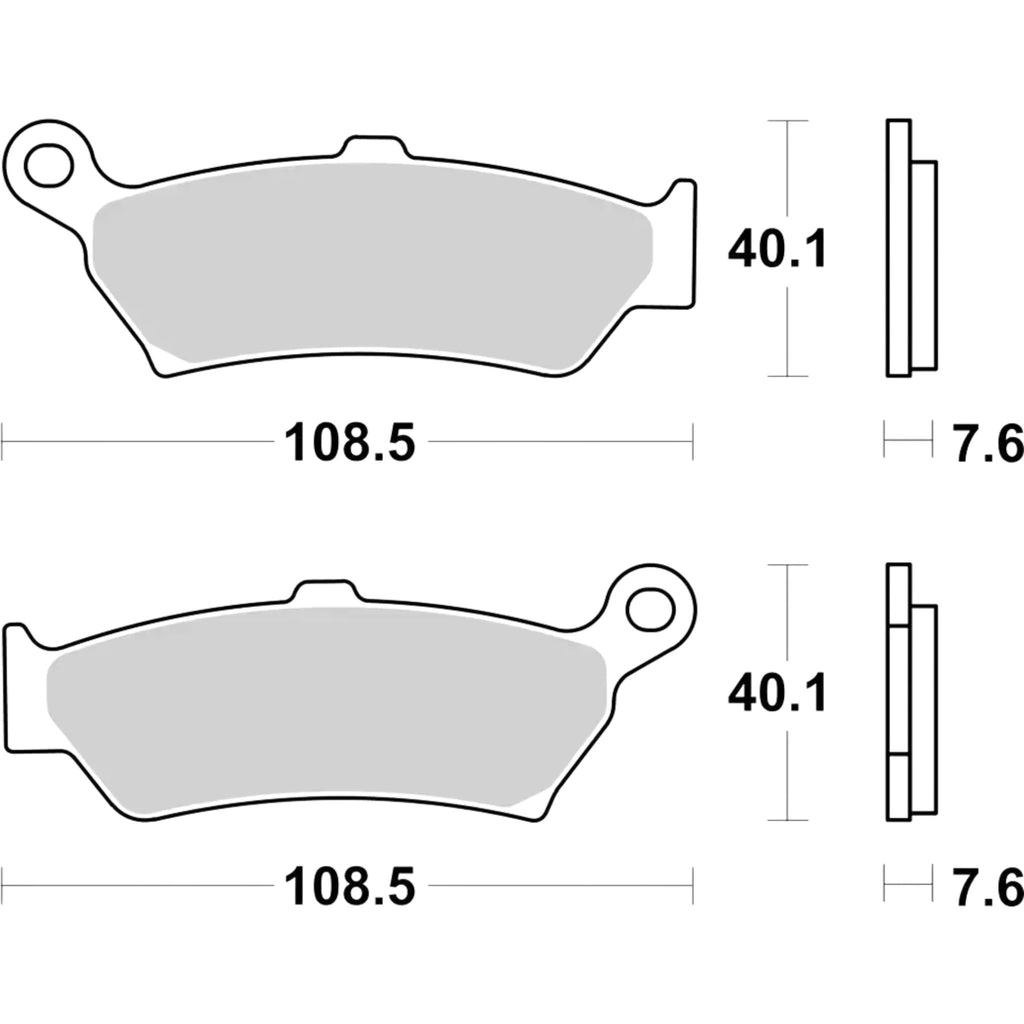 SBS 1005LS Sinter Rear Brake Pads – BMW R 1300 GS