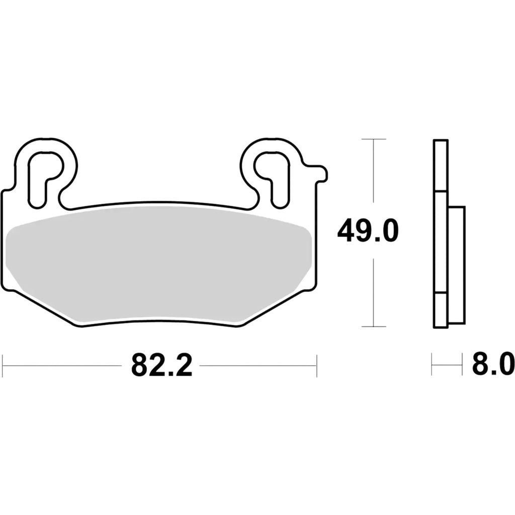 SBS 1004HS Sinter Front Brake Pads – BMW R 1300 GS