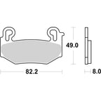 SBS 1004HS Sinter Front Brake Pads – BMW R 1300 GS