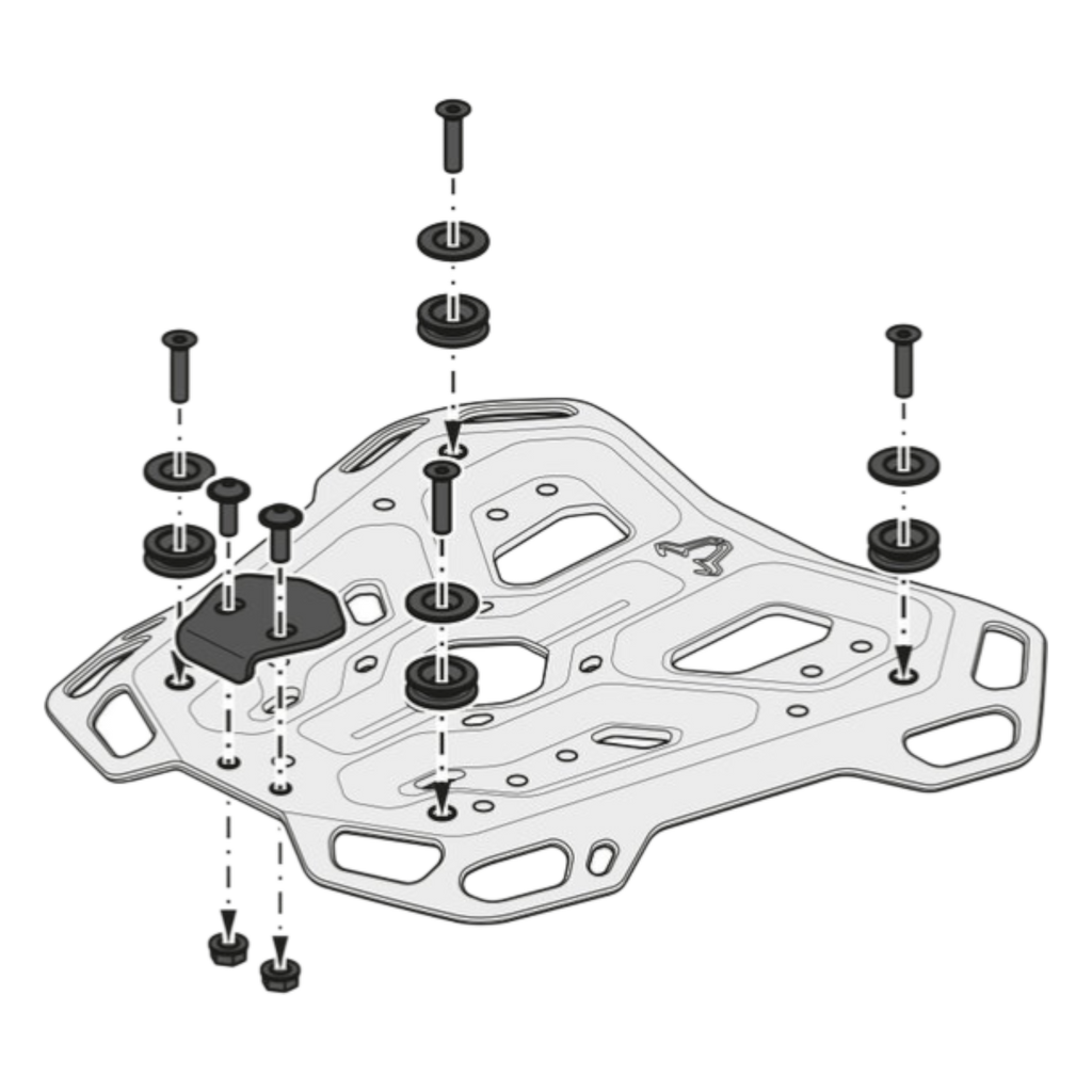 SW-MOTECH Portaequipaje ADVENTURE-RACK – BMW R 1300 GS Adventure (2024+)