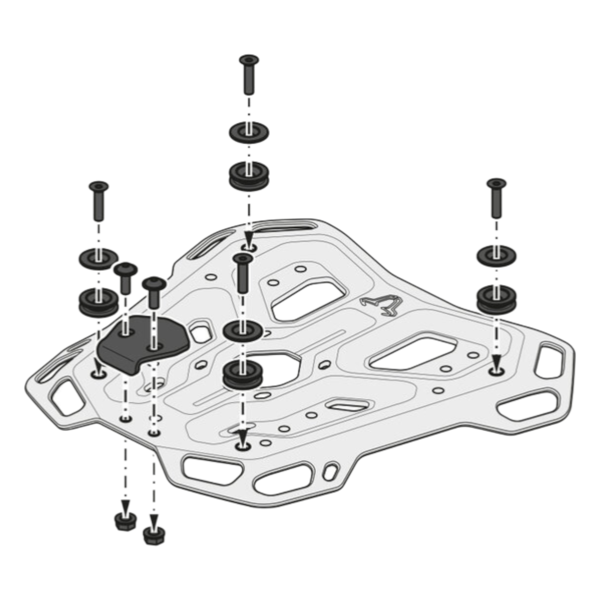 SW-MOTECH Portaequipaje ADVENTURE-RACK – BMW R 1300 GS Adventure (2024+)