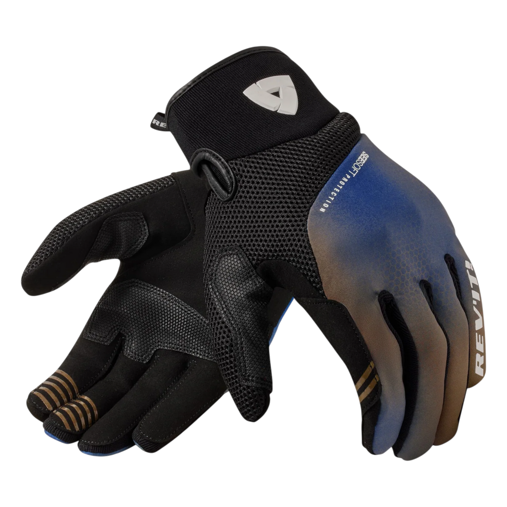 REV'IT! Surge Gloves Camo Blue