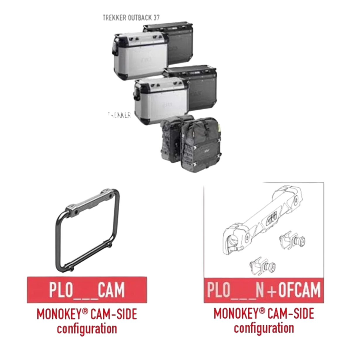 GIVI PLOR7710CAM Soportes para Maletas KTM 790/890 Adventure — vista 1