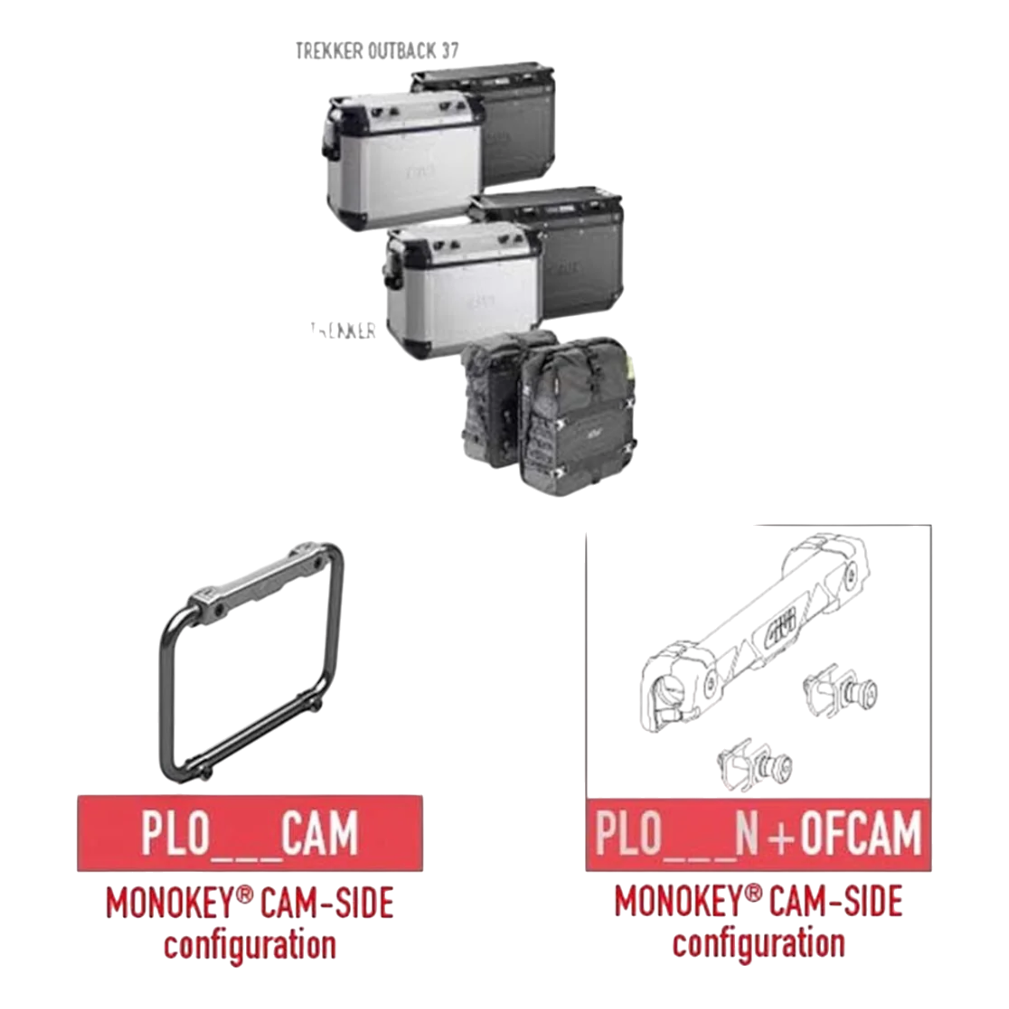 GIVI PLOR7710CAM Soportes para Maletas KTM 790/890 Adventure