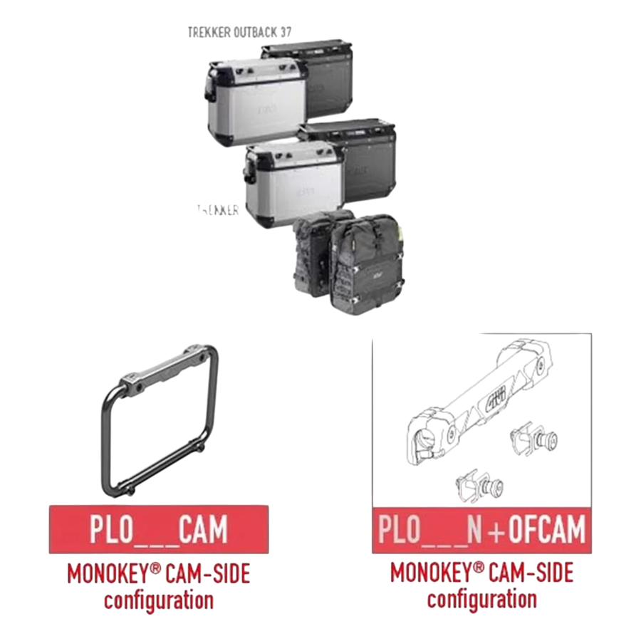 GIVI PLOR7710CAM Soportes para Maletas KTM 790/890 Adventure — vista 1